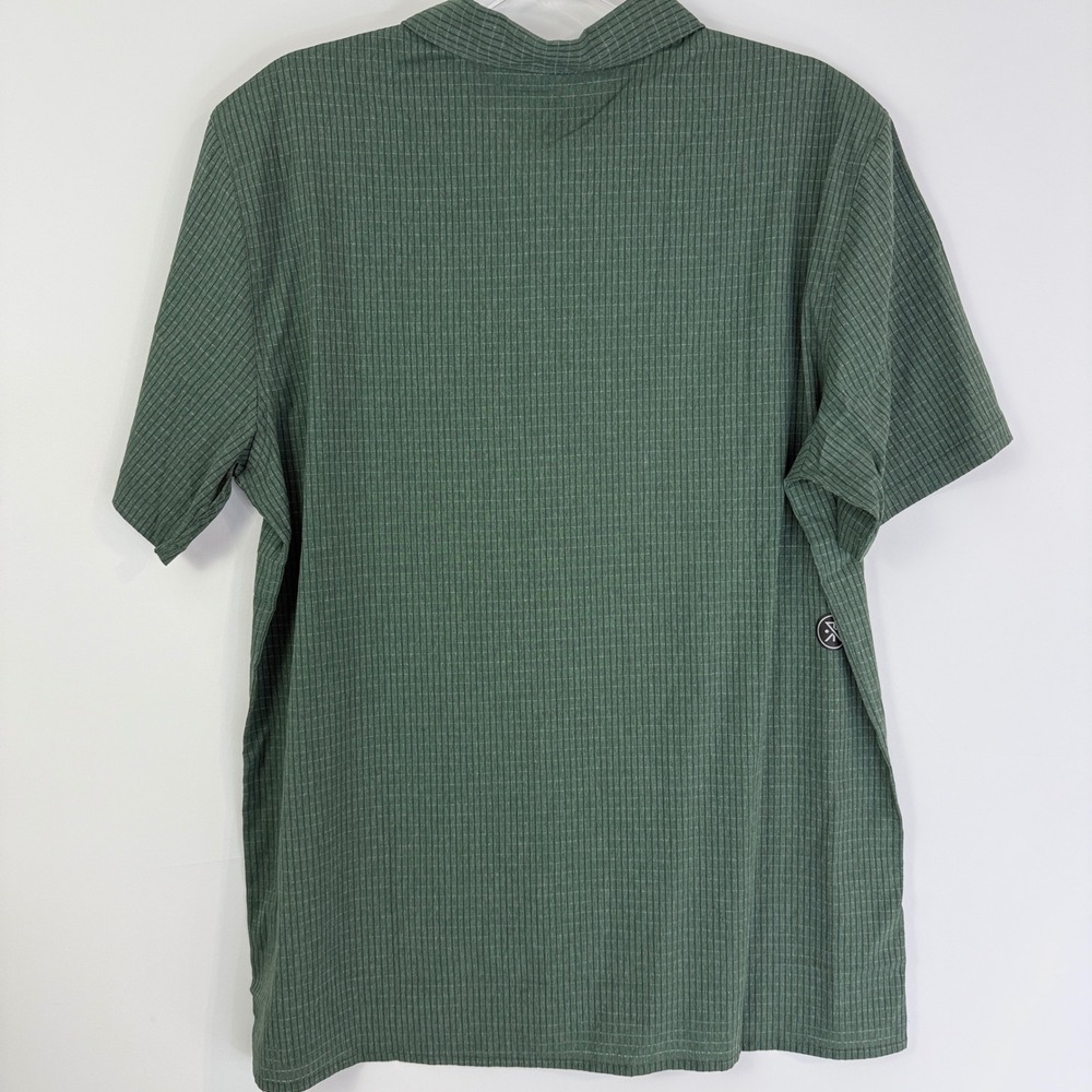Roark Bless Up Trail Shirt Mens L Green Run Amok RW600 Short Sleeve Button Up - Picture 7 of 12